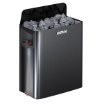 Sauna elektrikeris Harvia Wall Black Steel SW45 4,5 kW Integreeritud Juhtimisega