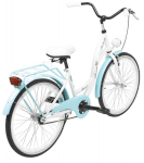 Noorukite jalgratas AZIMUT Julie 24" 2021, valge/sinine