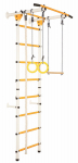 Spordikompleks: v&otilde;imlemissein Junior Atlet Light, 220 x 55 cm, valge / kollane