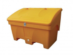 Liiva/soola kast, 400 l, kollane
