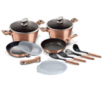 Berlinger Haus graniidist pottide komplekt bh-7058, rose gold