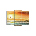 Kolmeosaline reproduktsioon Laev, meri, p&auml;ike