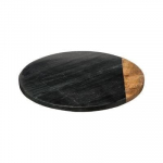 P&ouml;&ouml;rlev serveerimisalus Mango Marble Black 30cm