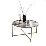 Diivanilaud Kalune Design Gold Sun 2, kuldset v&auml;rvi