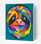Teemantmosaiik Sloth, Splat Planet, 50x40 cm