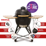 Keraamiline grill KAMADO BONO Media, 52 cm, must
