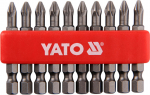 Otsikute komplekt 10 tk Yato PH2x50mm 1/4"