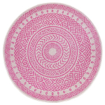 Northrugs vaip Jaffa Palm Pink Cream 160x160 cm