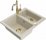 Graniidist k&ouml;&ouml;givalamu Mexen Carlos koos segisti ja sifooniga, Beige+Gold