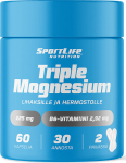 SportLife Triple Magnesium 60kapslid, 80g