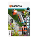 Gardena Indoor Grundausstattung, Hahnverbinder for Indoor-Wasserh&auml;hne (hellgrau/oranž, 13mm (1/2") - 19mm (3/4"))