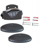 Seina jalgratta hoidik Enhanc3d, must