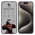 Connect iPhone 15 Pro Max Privaatsus 3D Corning Gorilla Glass 5X tugev Must