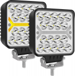 SUFEMOTEC LED t&ouml;&ouml;valgustid kollase tulega 11,5 cm 12 V 2 tk.