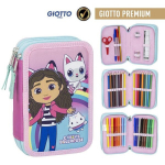 Gabby's Dollhouse Rainbow t&auml;idetud pliiatsikarp 3 lahtriga