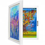 Laste joonistuste raam A4 formaadis, h&otilde;lpsasti vahetatav