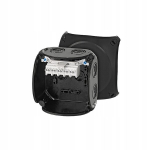 Hensel pealispinnale paigaldatav karbik Kf0402b Ip66/69 104 x 104 x 70 mm must 2,5mm2