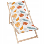 Dreamroots mitmev&auml;rviline puidust lamamistool grillimiseks, randa, terrassile, basseini &auml;&auml;rde, kokkupandav, mustritega