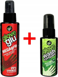 V&auml;ravavahi kinnaste liim Glove Glu Megagrip 120ml + Wash & Prepare 50ml