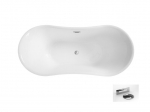 Vann Besco Amber Glam Graphite, 170 x 80 cm, kroomitud sifooniga