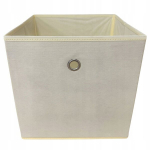 Trend Home Kokkupandav hoiukast Clever, beež, tekstiil, 31 x 31 cm