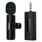 Gadgetic juhtmevaba lipsmikrofon kaameratele ja telefonile, 3,5 mm pesa, bluetooth 1x
