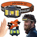 Led pealamp v&otilde;imas veekindel cob 1800mah liikumisanduriga