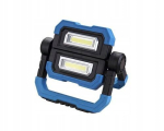 Led prožektor kaasaskantav kokkupandav 2x 5w 4500k aku + usb