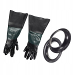Suure vastupidavusega Pvc liivapritsi kindad 7 tolli + 210 mm Hodera vahetus 1 paar