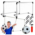 Suur jalgpalliv&auml;rav 185x120cm v&otilde;i 2 v&auml;ikest v&auml;ravat lastele + pall, pump