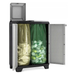 Keter Split Premium sorteerimiskapp / must-hall / 110l