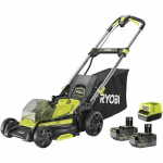 RYOBI - 18V Brushless push lawn mower - 40 cm cutting diameter - collection and mulching - 2 18V 4.0 Ah batteries & charger - RY