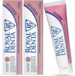 Royal Denta tundlike hammaste hambapasta, 2 tk, fluoriidivaba, tundlikele hammastele ja igemetele, tervematele, tugevamatele hammastele ja hammaste tundlikkusele. Luksuslik koostis, &otilde;rn v&auml;rske piparm&uuml;nt (2 x 130 g)