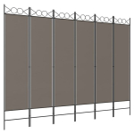 6 paneeliga ruumijagaja，sirm, antratsiithall, 240x200 cm, kangas CFE687439