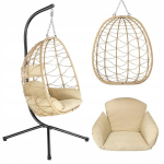 Hall aia vabaltseisev kodu ripptool-kiik kookon terrassile