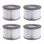 4x filter jacuzzi mspa filtri kassett spa 110x80mm