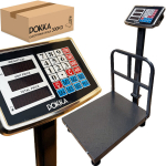 Elektroonilised lao poe platvormkaalud akuga ja Lcd-ekraaniga, 300 kg