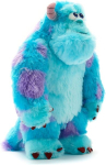 Disney Store ametlik Sulley Monster Ag v&auml;ike kaisukaru, 24 cm, pl&uuml;&uuml;sist m&auml;nguasi vildist k&uuml;&uuml;niste ja polsterdatud sarvedega, sobilik alates s&uuml;nnist