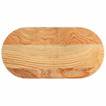 lauaplaat，Lauapind，Laua peal, helepruun, 80 x 40 x 2 cm, tammepuit ovaalne CFE515233