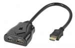 Adapter Vivanco HDMI - HDMI, 0.35 m