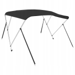 Bimini varikatus 3 kaarega, 184x170x133cm, must