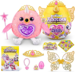 Rainbocorns Fairycorn Princess Series 6 Flamingo - kogutav pehme m&auml;nguasi - maagilise haldja printsessi &uuml;llatus, pehme kaisukaru, kleebised, (flamingo)