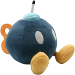 Super Mario Ac16 Bob-omb Mario Sanei ametlikult litsentseeritud pehme m&auml;nguasi, mitmev&auml;rviline, 12 cm