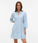 Vero Moda Naiste kleit 10326289*01, helesinine/valge