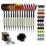 Hle noolem&auml;ngu komplekt: 14 noolt, noolem&auml;ngu tiivad, 120 otsikut, 42 sulge