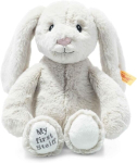 Steiff 242342 pehme kaisus&otilde;ber minu esimene Hoppie j&auml;nes - 26 cm - pehme m&auml;nguasi beebidele - kreemikas, valge, 151 g, pakis 1 tk