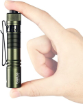 Acebeam Pokelit Aa laetav tasku Edc taskulamp 550 luumenit k&otilde;rge valgustugevusega v&auml;ike taskulamp 90+ k&otilde;rge Cri Led taskulamp matkamiseks, matkamiseks, igap&auml;evaseks kasutamiseks (tumeroheline)
