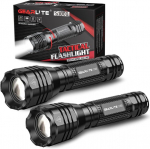 Gearlite Led taskulamp 2tk 4000 luumenit 5 režiimi veekindel