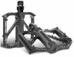 Alumiiniumist platvormiga jalgrattapedaalid Mtb trekking mustad kerged