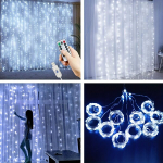 LED-j&otilde;ulutuled pultiga, Baltas